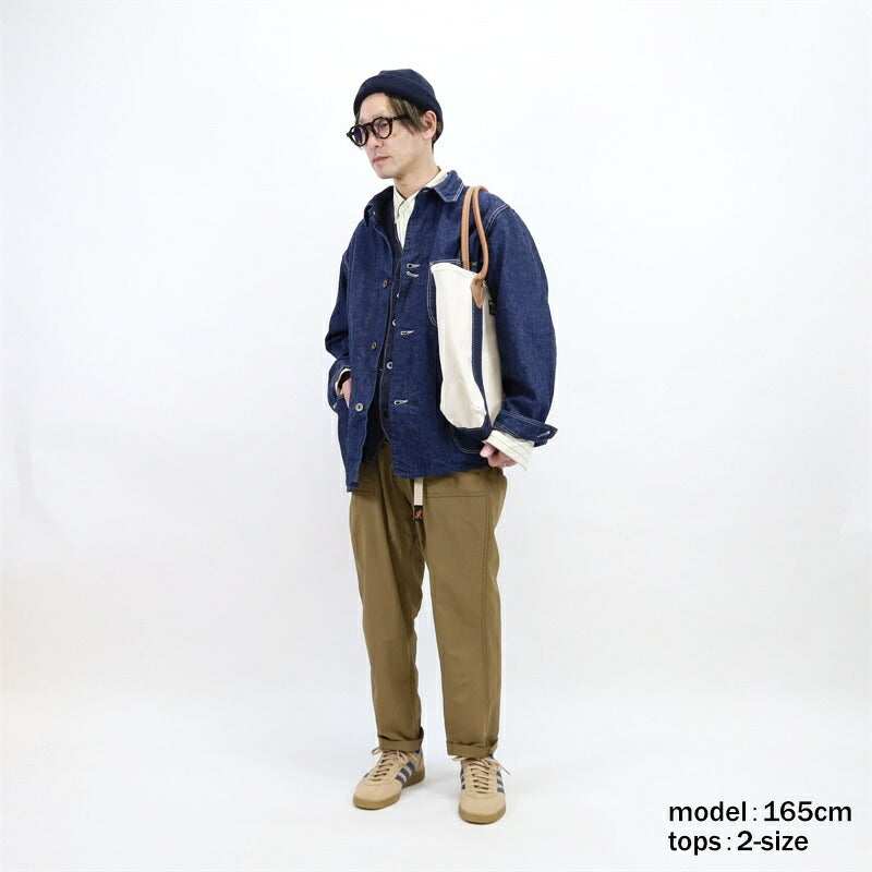Ya2/オアスロウorSlow/デニムジャケット/1940セルビッチデニムカバーオールOneWash/01-6150-81/メンズ【正規取扱】
