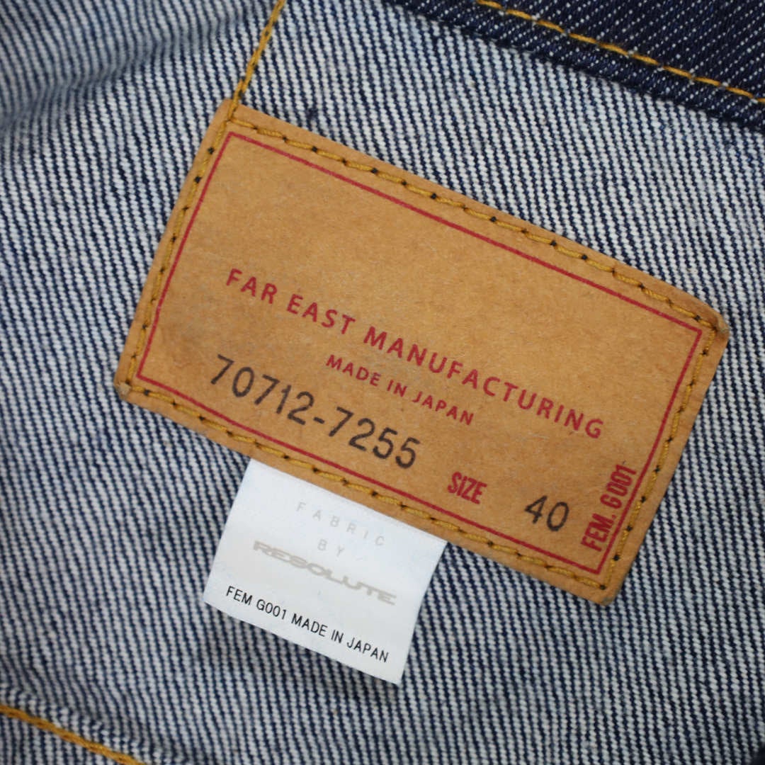 Ya2/ファーイーストマニュファクチャリングFAREASTMANUFACTURING/Gジャン/70年代3rdモデルトラッカージャケット/FEM-G001/メンズ【正規取扱】