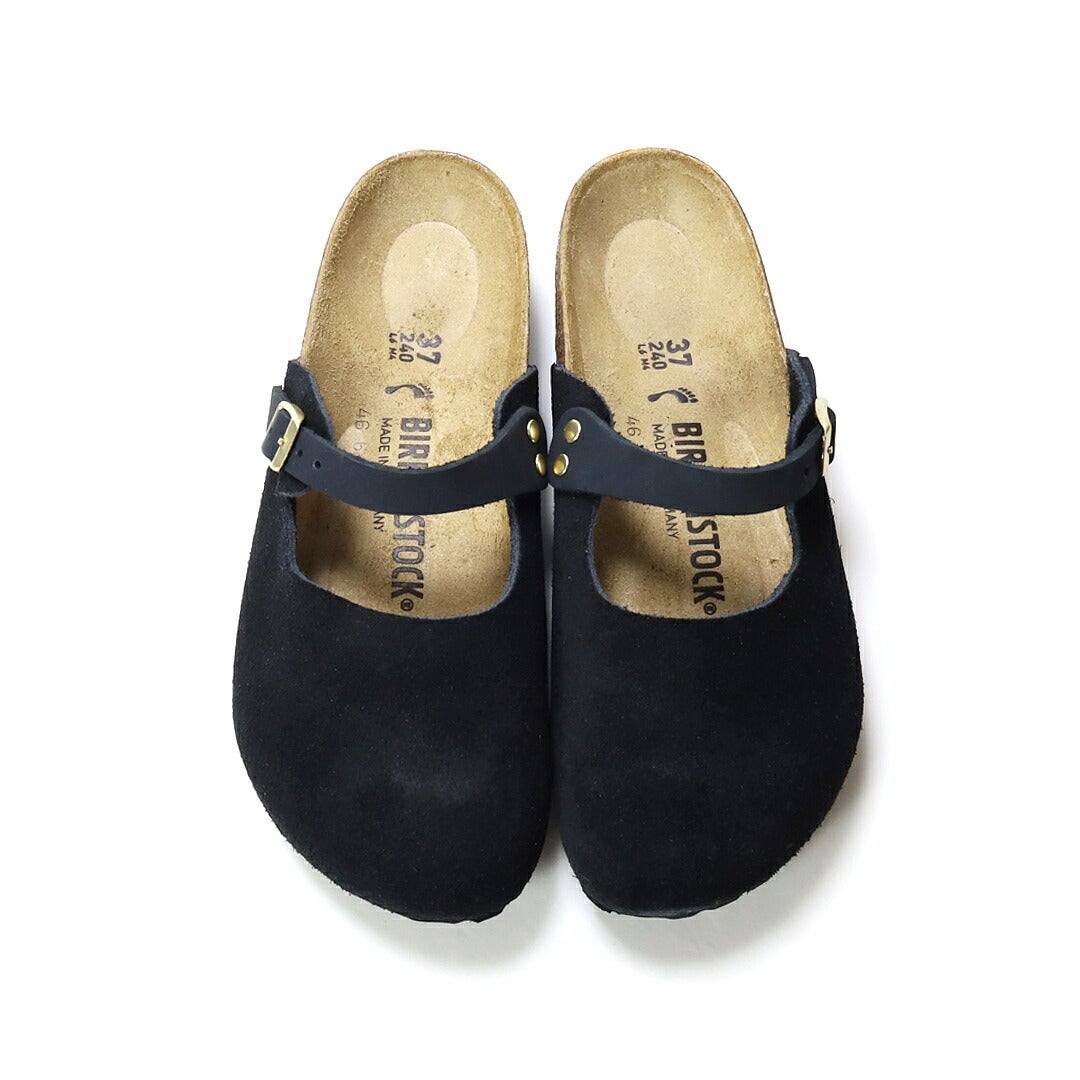 Ya2/ビルケンシュトックBIRKENSTOCK/サンダル/マリアMariaスエードレザーブラック/1032917/レディース【正規取扱】