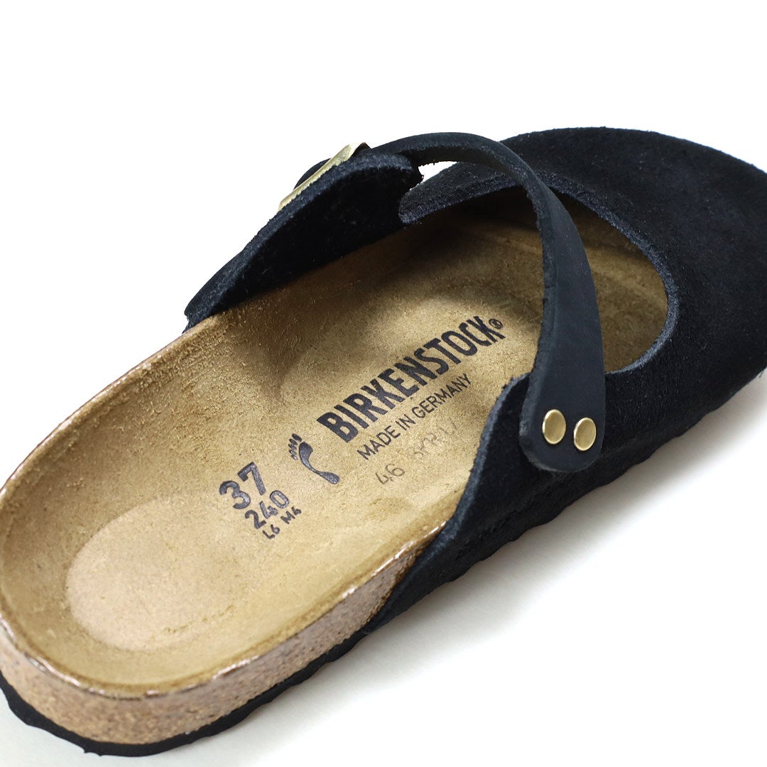 Ya2/ビルケンシュトックBIRKENSTOCK/サンダル/マリアMariaスエードレザーブラック/1032917/レディース【正規取扱】