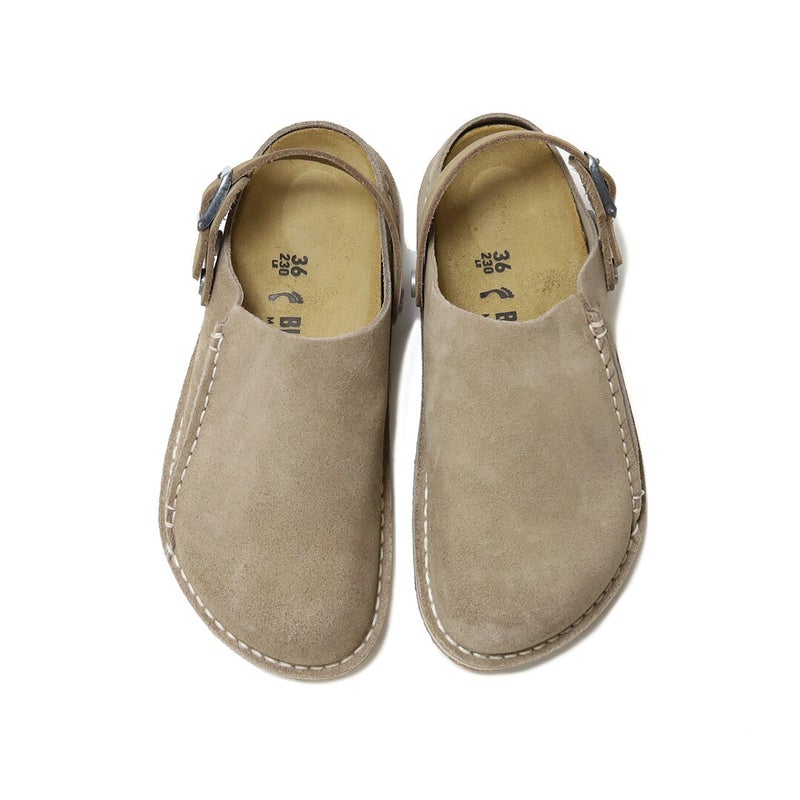 Ya2/ビルケンシュトックBIRKENSTOCK/サンダル/ルトリープレミアムLutryPremiumスエードレザートープ/1025297/レディース【正規取扱】
