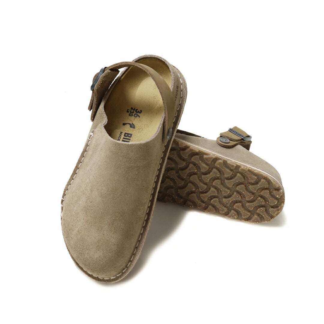 Ya2/ビルケンシュトックBIRKENSTOCK/サンダル/ルトリープレミアムLutryPremiumスエードレザートープ/1025297/レディース【正規取扱】