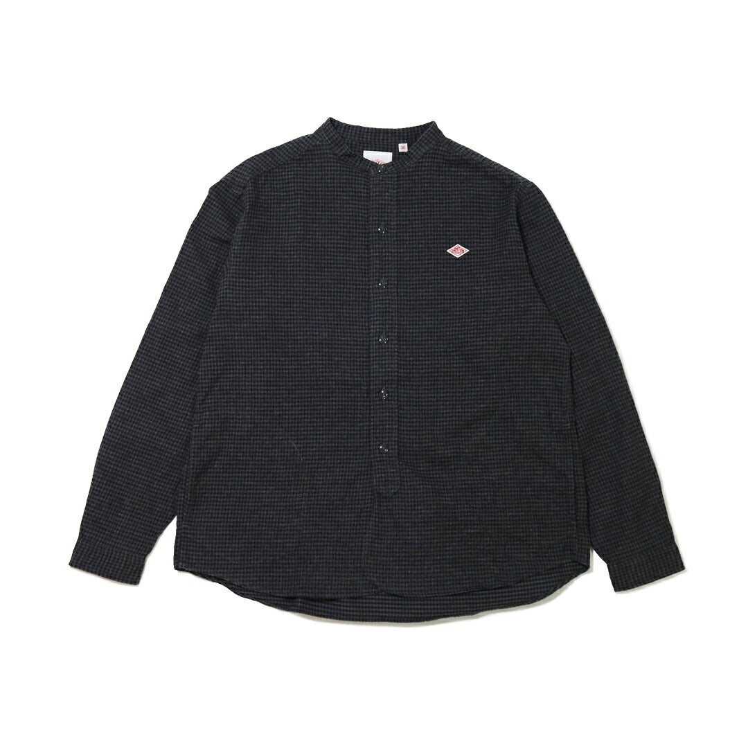 Ra9/ダントンDANTON/シャツ/コットンフランネルバンドカラーチェックシャツ/DT-B0279CHK/レディース【正規取扱】