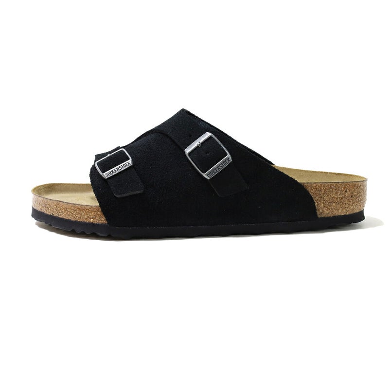 Ya2/【期間限定ポイント】ビルケンシュトックBIRKENSTOCK/サンダル/チューリッヒZurichスエードレザーブラックBLACK/1025045/メンズ【正規取扱】レギュラー幅コンフォートサンダルストラップサンダル