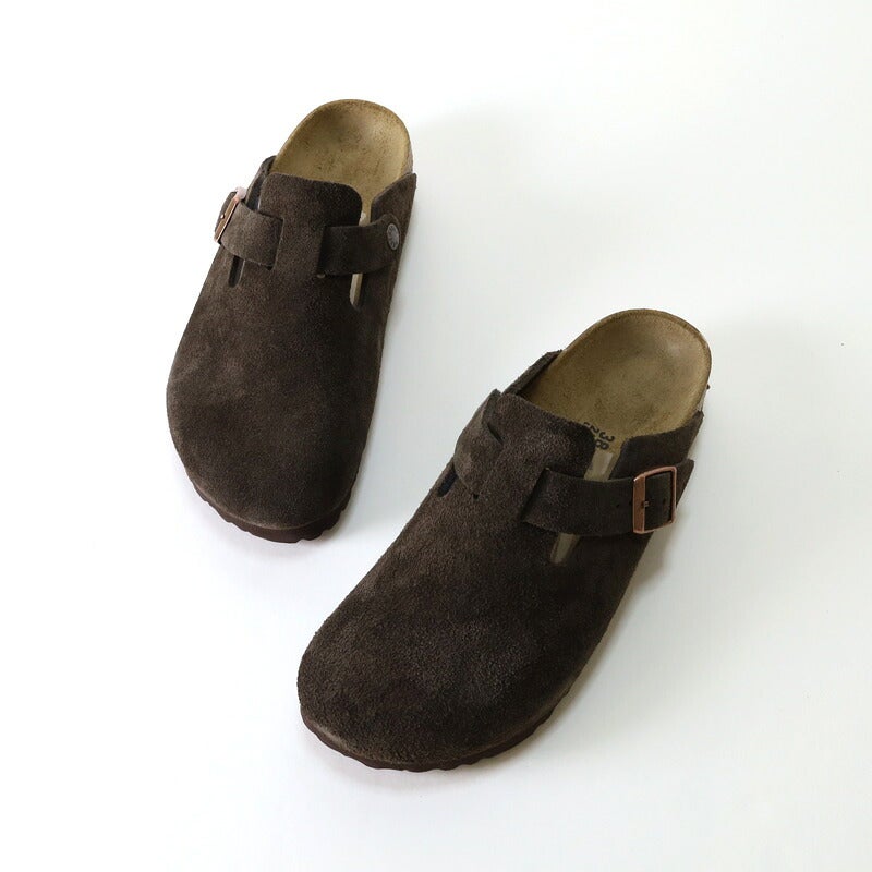 Ya2/ビルケンシュトックBIRKENSTOCK/サンダル/ボストンBostonスエードレザーモカ/1027460/レディース【正規取扱】