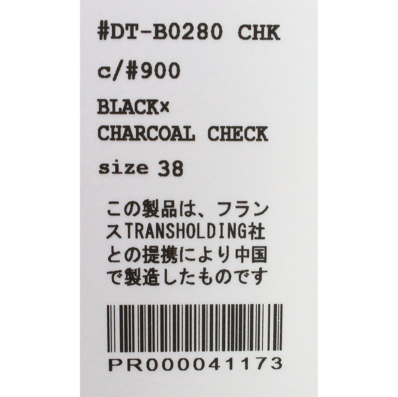 Ra9/ダントンDANTON/シャツ/コットンフランネルチェックバンドカラーシャツ/DT-B0280CHK/メンズ【正規取扱】