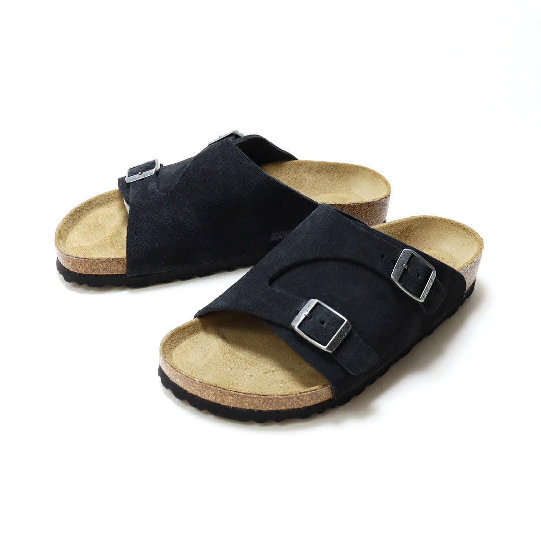 Ya2/レディース/BIRKENSTOCK【ビルケンシュトック】1025060チューリッヒスエードレザーブラック【正規取扱】2023春夏